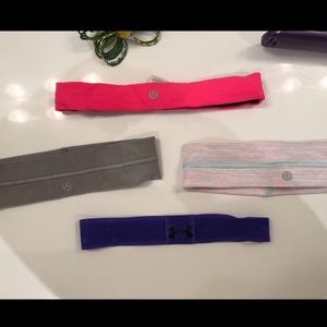 LULULEMON & underarmor  headbands 5$ each